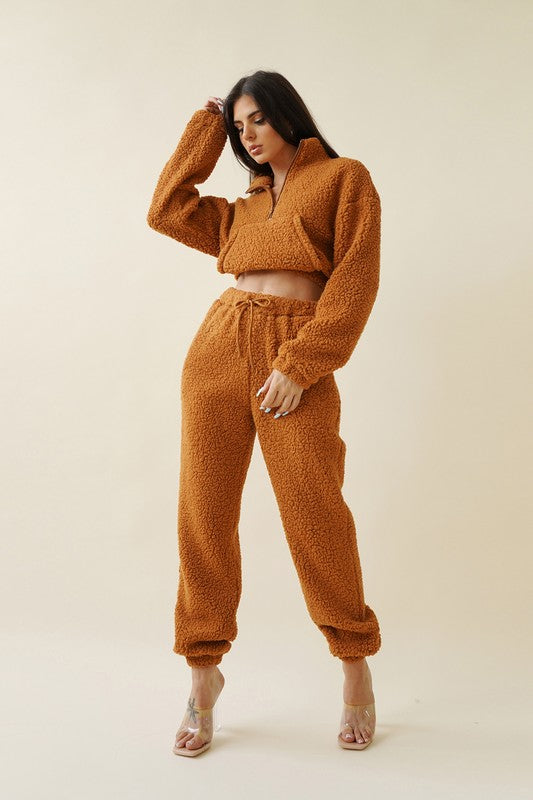 Comfy Teddy Jogger Set