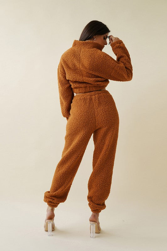 Comfy Teddy Jogger Set