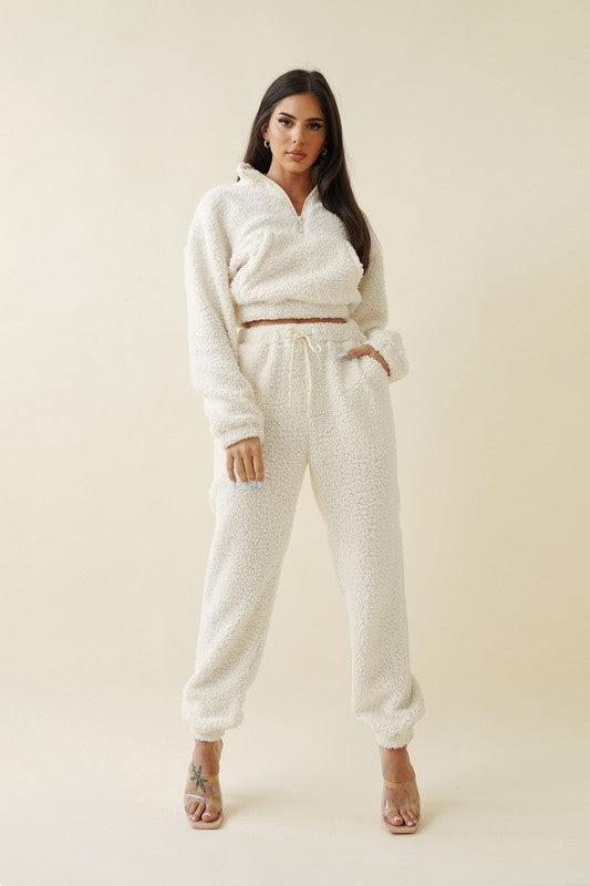 Comfy Teddy Jogger Set