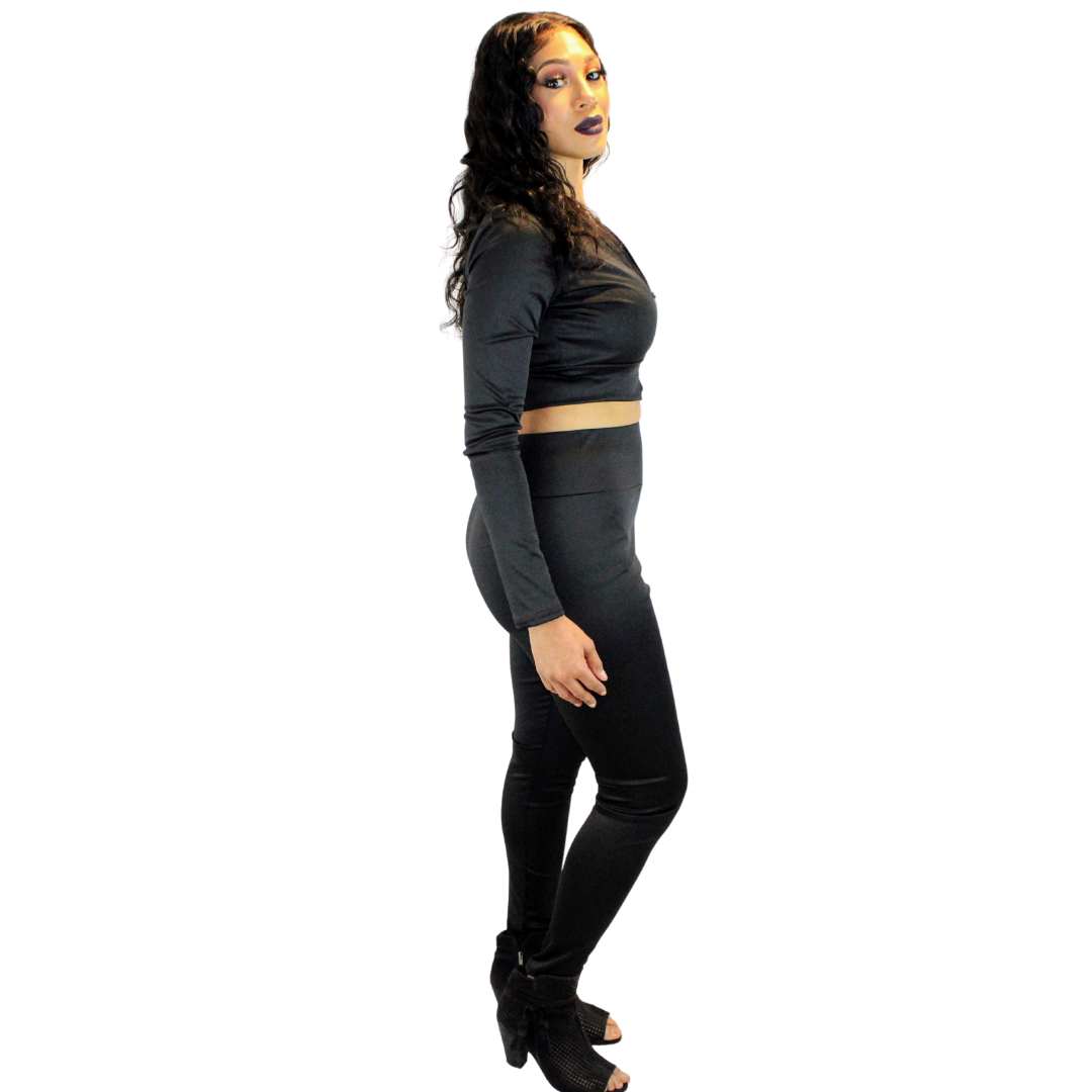 The Bey Like Me Two Piece Tracksuit (Black)